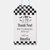 Funny Boo Halloween verjaardagsfeestje cadeau Labe Cadeaulabel (Achterkant)