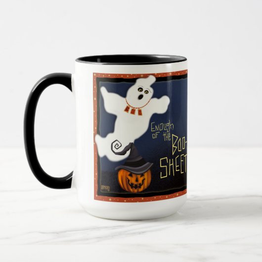 Funny Boo Sheet Leuke Ghost  Mok (Links)