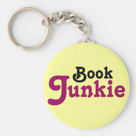 Funny Book Junkie Reading Gift Sleutelhanger
