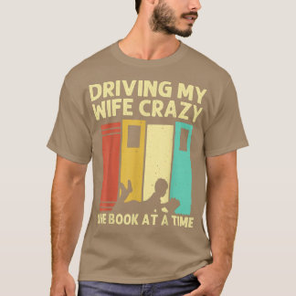 Funny Book Lover Design Mannen Papa Reading Reader T-shirt