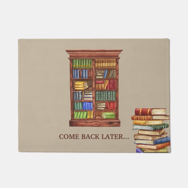 Funny Book Lover Doormat Deurmat (Voorkant)