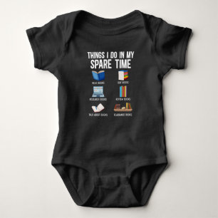 Funny Book Lover Humor Bookworm Reader Romper