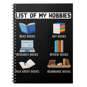 Funny Book Lover Humor Bookworm Reading Notitieboek