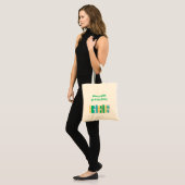 Funny book lover library tote bag (Voorkant (model))
