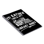 Funny Book Reader Library Apparel Notitieboek (Rechterzijde)