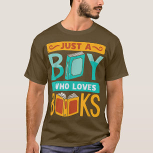 Funny Book Reading Graphic Boys Mannen Book Lovers T-shirt