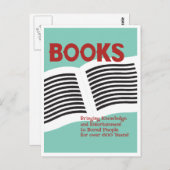 Funny Books Briefkaart (Voorkant / Achterkant)