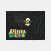 Funny Bookworm 6 7 Meme Design _ Reading Nights Hu Fleece Deken (Voorkant (Horizontaal))