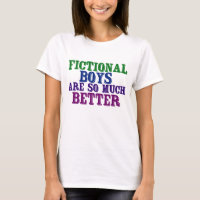 Funny Bookworm Fictional Boys zijn zo veel beter