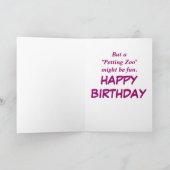 Funny Boomer Birthday Card Kaart (Binnen)