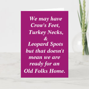 Funny Boomer Birthday Card Kaart