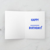 FUNNY Boomer BIRTHDAY Kaart (Binnen)