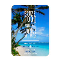 Funny Booze Food Bad Dance beweegt strand op D