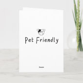 Funny Border Collie Carte de Saint-Valentin (Dos)