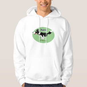 Funny Border Collie cartoon Hoodie
