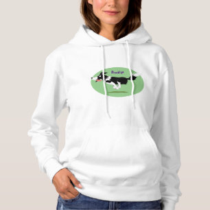 Funny Border Collie cartoon Hoodie