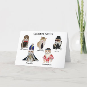 Funny Boss Birthday Kaart