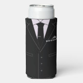 Funny Boss Can Coolers Personalized Name Text (Seltzer Achterkant)