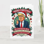 Funny Boss Christmas Kaart (Voorkant)