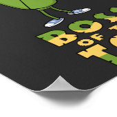 Funny boss of the Toss Cornhole Graphic Poster (Hoek)