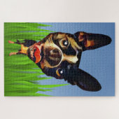 Funny Boston Terrier 1014 Piece Puzzle Legpuzzel (Horizontaal)