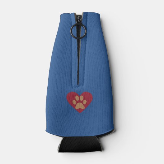 Funny Boston Terrier Glacière de bouteille (Dos)