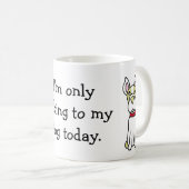 Funny Boston Terrier Mug (Devant droit)