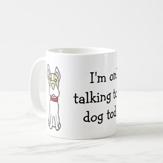 Funny Boston Terrier Mug (Devant gauche)