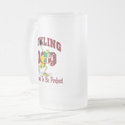 Funny Bowling 300 Matglas Bierpul (Voorkant links)