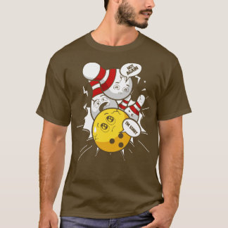 Funny Bowling Ball Bowling Skittles T-shirt