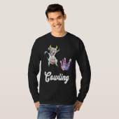 Funny Bowling Bowler Cow Strike Bowling Team Bowli T-shirt (Voorkant volledig)
