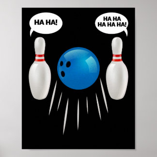 Funny Bowling - cadeau voor Bowlers Poster