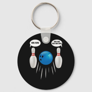 Funny Bowling - cadeau voor Bowlers Sleutelhanger