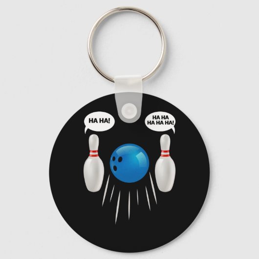 Funny Bowling - cadeau voor Bowlers Sleutelhanger (Voorkant)