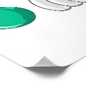 Funny Bowling Design for Men Kinder Bowling Lo Poster (Hoek)