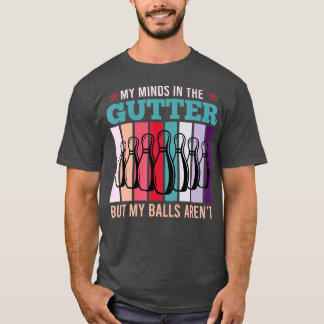 Funny Bowling Gezegde Retro Bowler Bowling T-shirt
