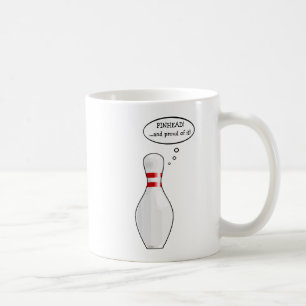 Funny Bowling Quote Cartoon Personalized Team Koffiemok