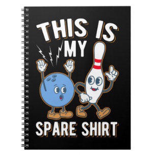 Funny Bowling Quote Dit is mijn Spare Notitieboek