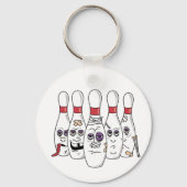 Funny Bowling Sleutelhanger (Voorkant)