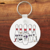 Funny Bowling Sleutelhanger (Voorkant)
