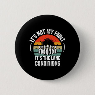 Funny Bowling voor mannen Bowler team Bowling La Ronde Button 5,7 Cm