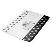 Funny Boxer Dog Bath Mat (Gekanteld)