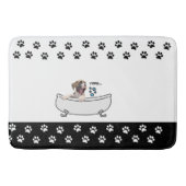 Funny Boxer Dog Bath Mat (Voorkant)
