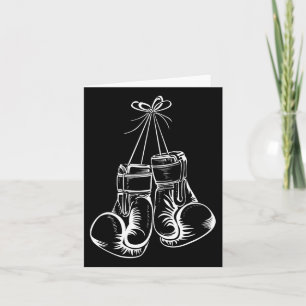 Funny Boxing Gift voor mannen Boxer-handschoenen Kaart