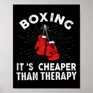 Funny Boxing Quote Boxer Poster