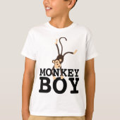 FUNNY BOYS T-SHIRTS, MONKEY BOY T-SHIRT (Voorkant)