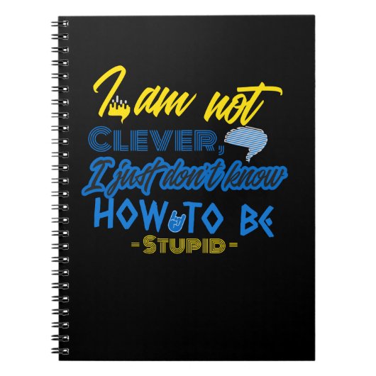 Funny, Brain Design Notitieboek (Voorkant)