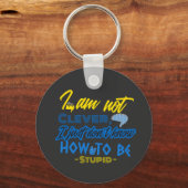 Funny, Brain Design Sleutelhanger (Voorkant)