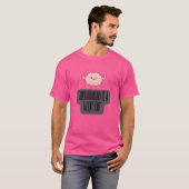   Funny Brain Power Apparel for  Introverts T-shirt (Voorkant volledig)