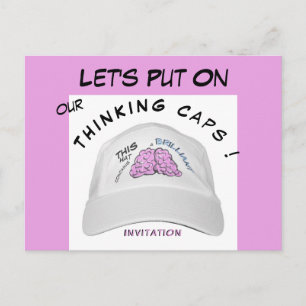 Funny Brainstorm Session Invitation Carte postale